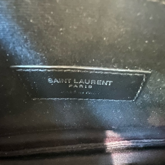YSL monogram black wallet on chain - Picture 10 of 16